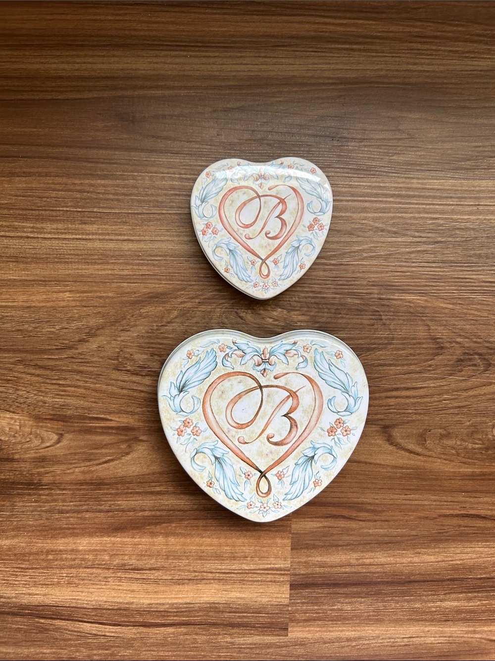 Brighton Heart Shaped Decorative Tin Boxes